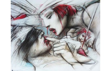 Affiche d'art 'Léché aveugle' - Enki Bilal 