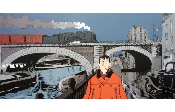 Affiche d'art 'Nestor Burma, 19ème arr. de Paris' - Jacques Tardi