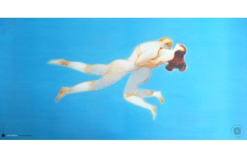 Affiche d'art 'Nell'acqua II' - Lorenzo Mattotti