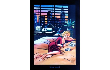Affiche d'art 'Sur le lit' - Loustal