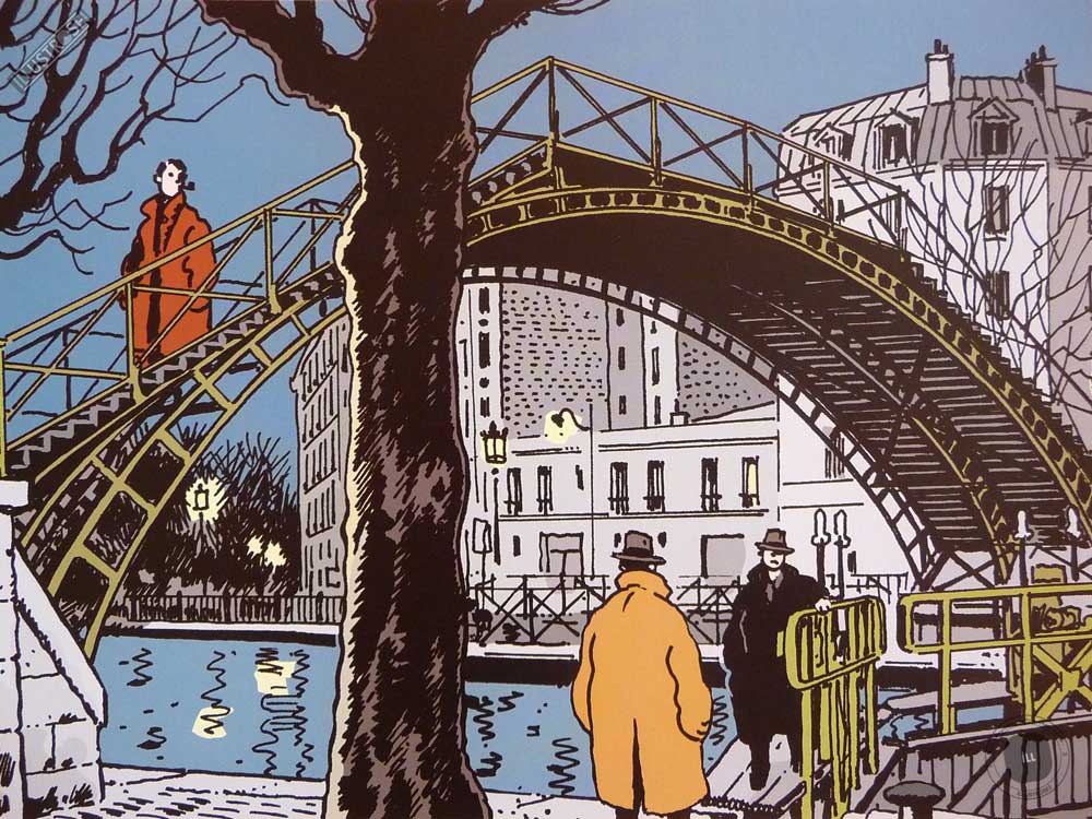 Affiche BD Nestor Burma de Tardi '10è arr. de Paris' - Illustrose