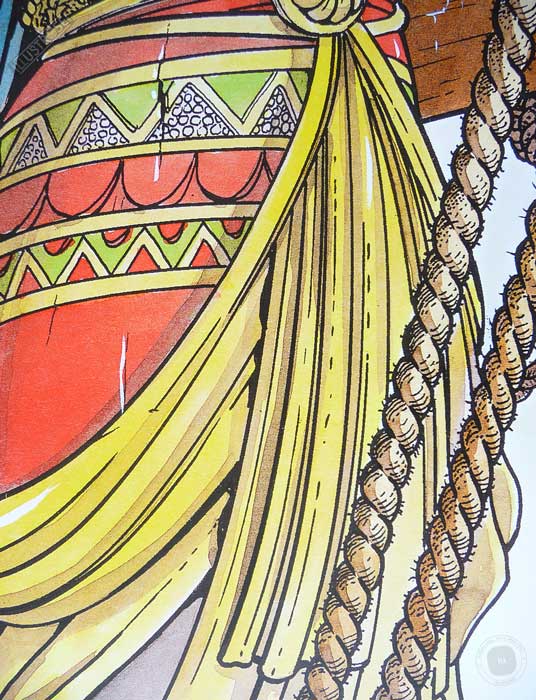Affiche d'art encadrée BD Les passagers du vent Le bois d'ébène de François Bourgeon - Illustrose